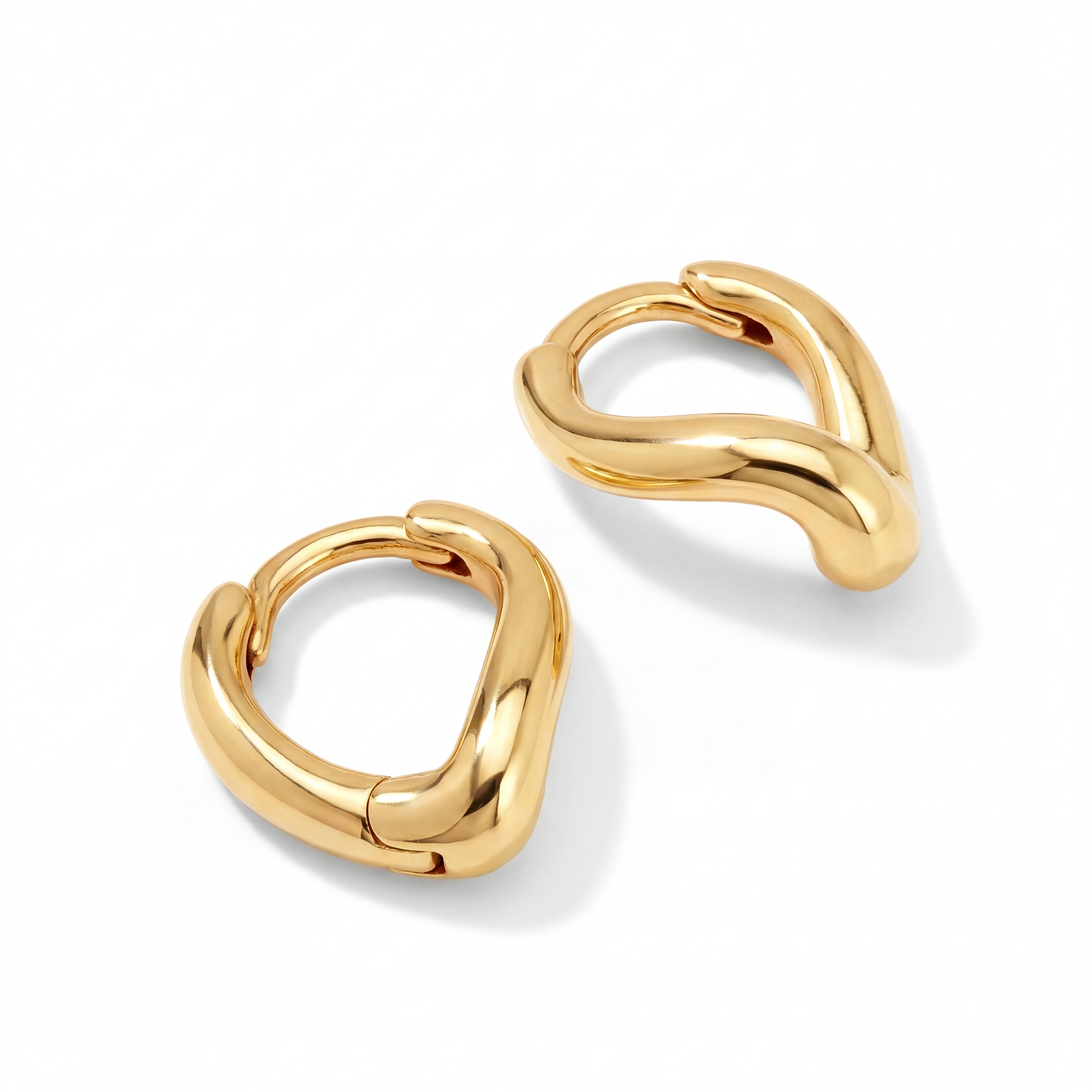 Distract Huggie Earrings