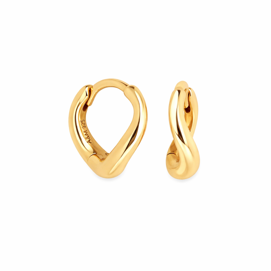 Distract Huggie Earrings