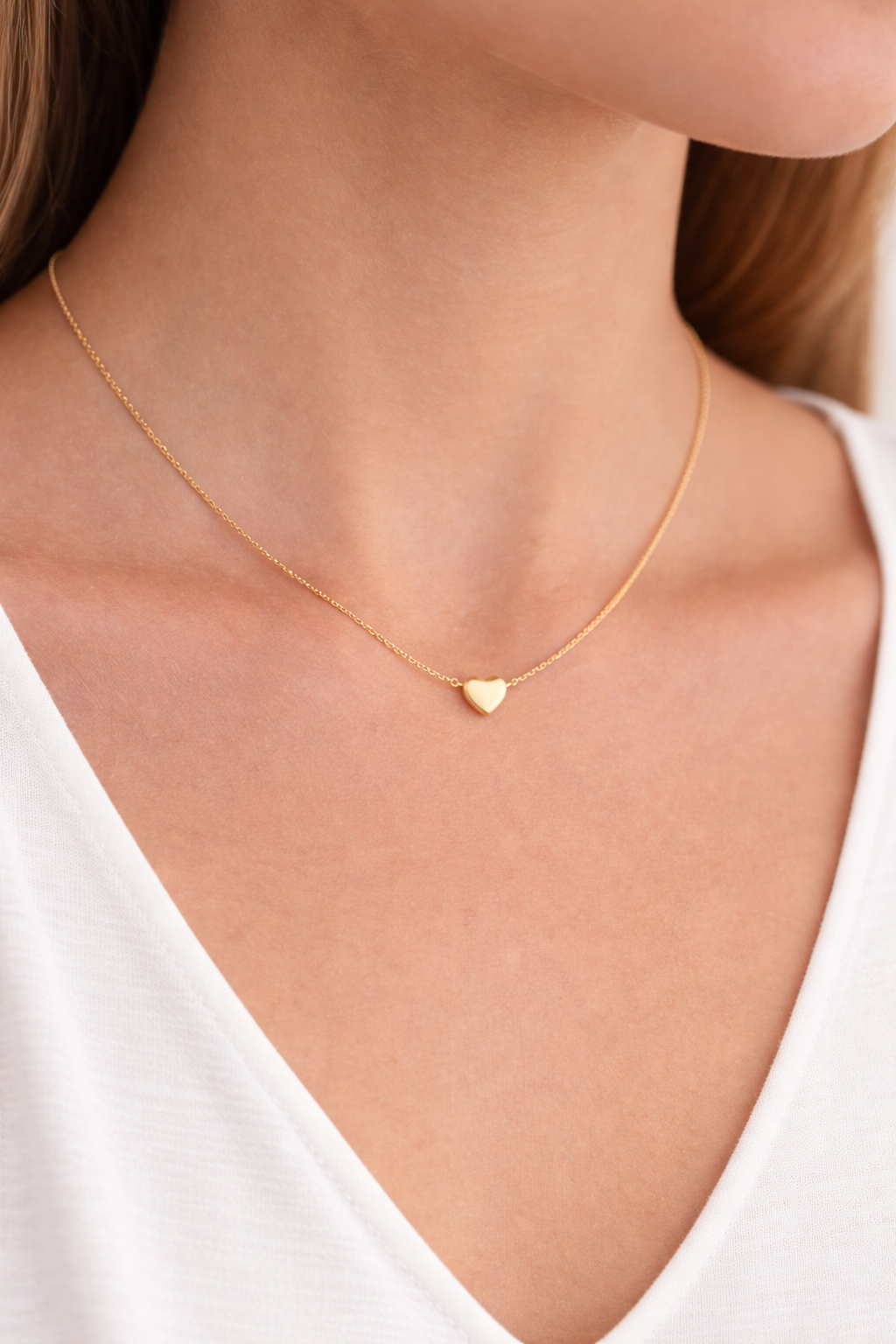 Petite Heart Pendant Necklace