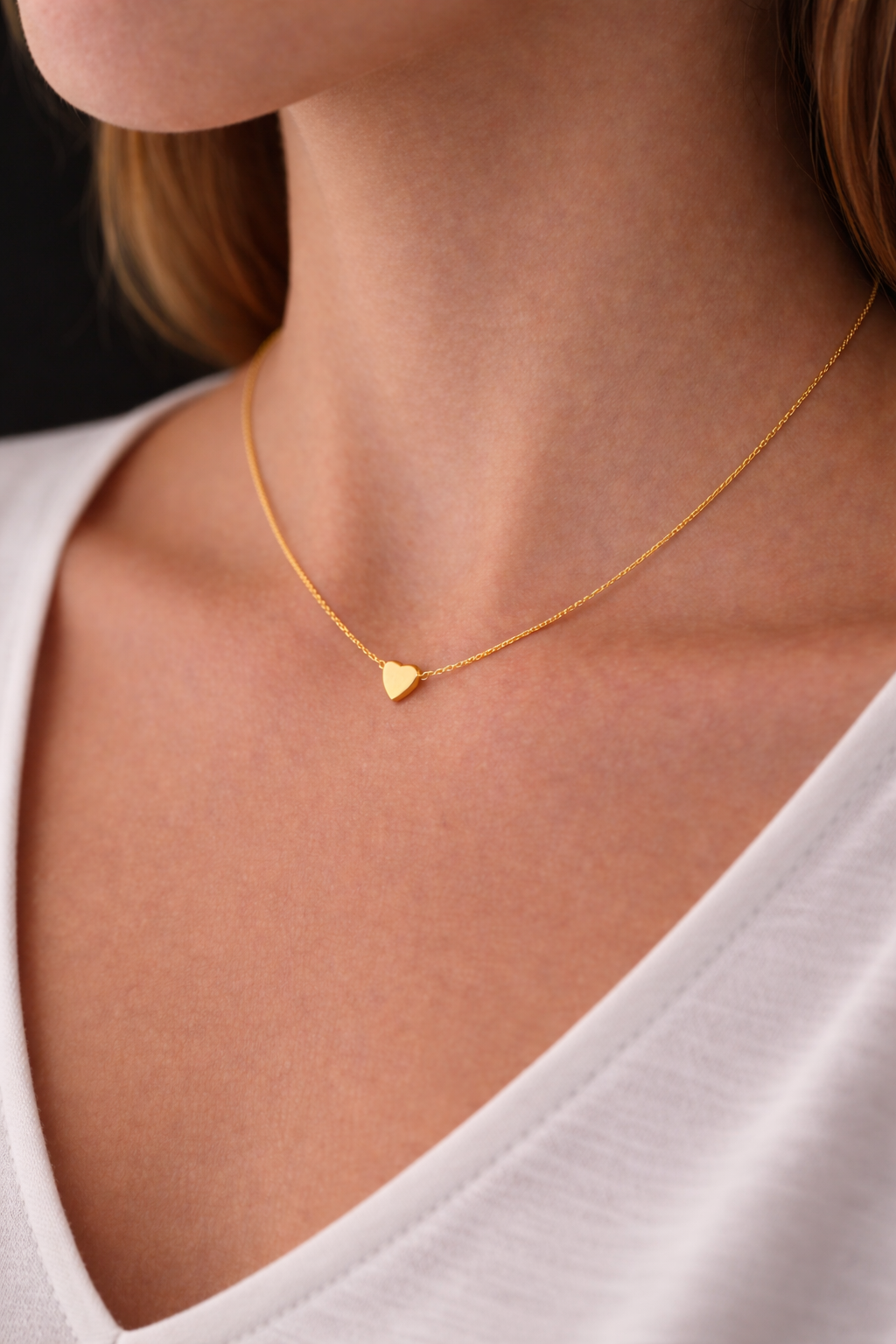 Petite Heart Pendant Necklace