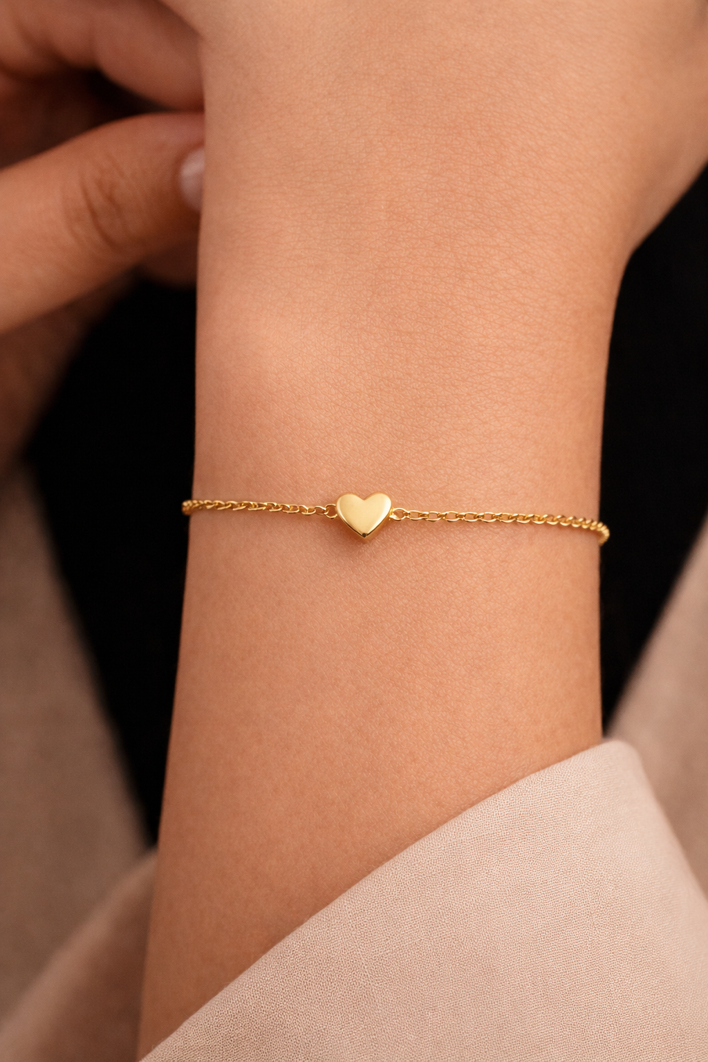 Love Heart Charm Bracelet