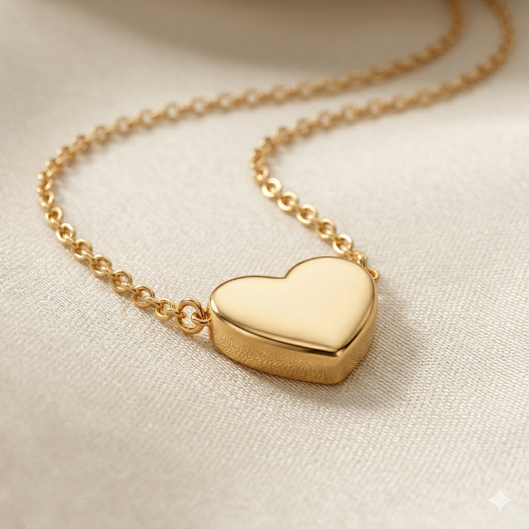 Petite Heart Pendant Necklace