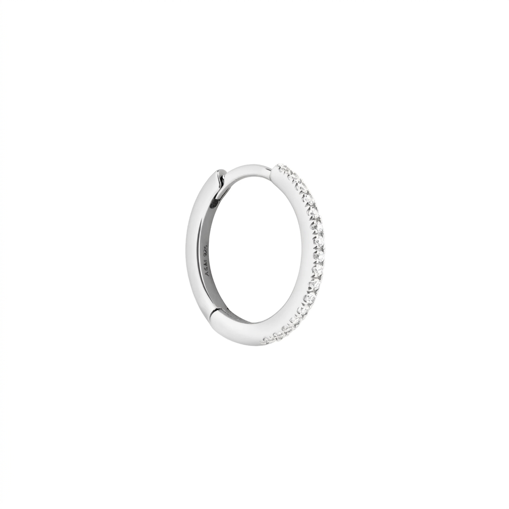 Crystal Circle Earrings