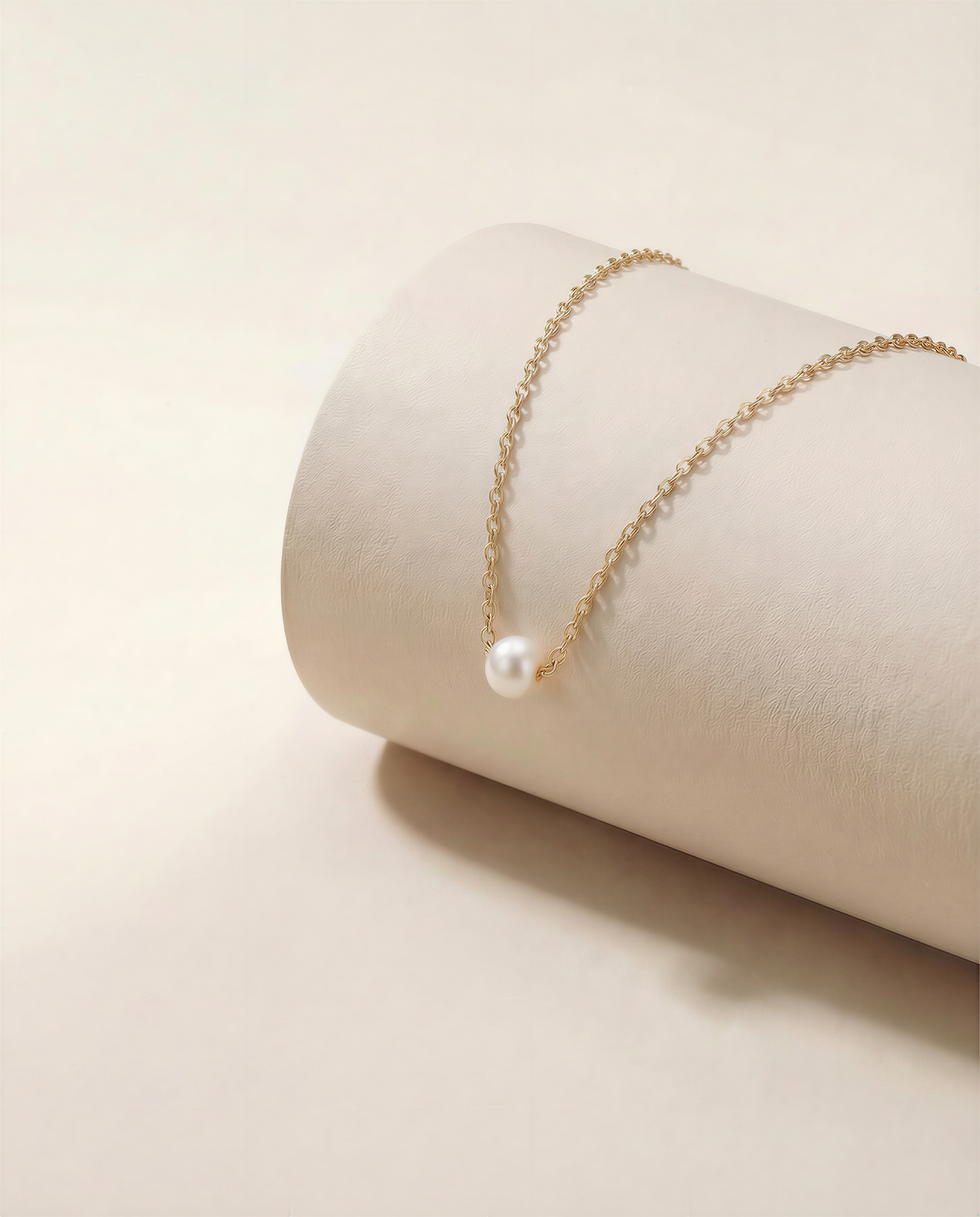 Sky Pearl Gold Necklace